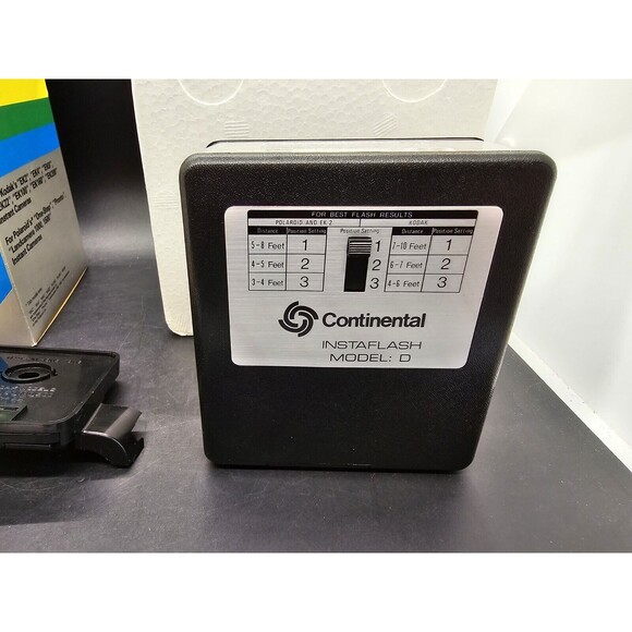 Continental Instaflash Model D Kodak Colorburst  50,100,200 Tested In Box - Picture 3 of 13